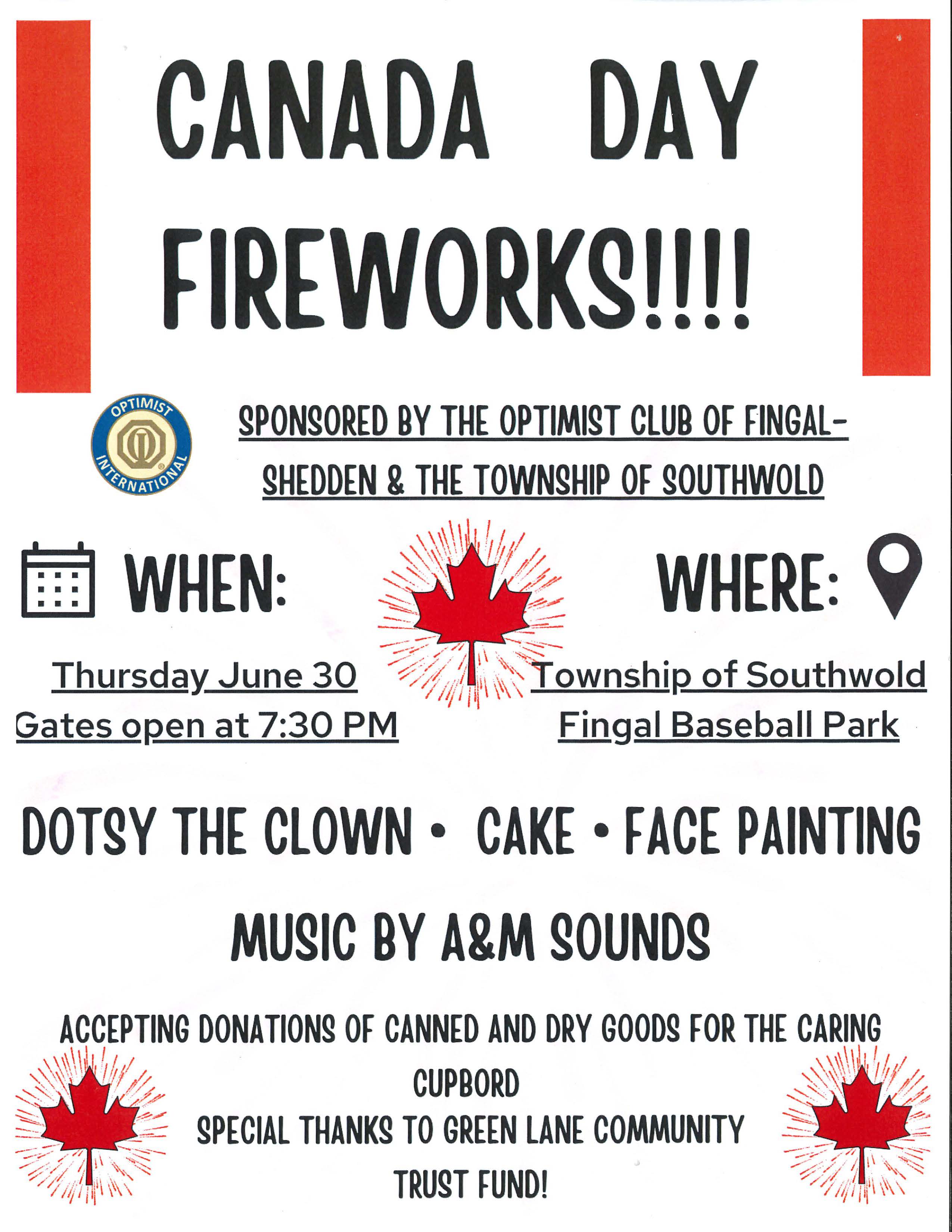 Canada Day Celebrations